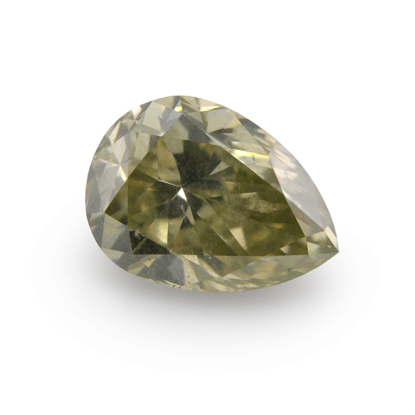 5,60 Karat Chamäleon-Birnen-Diamant (I1) GIA