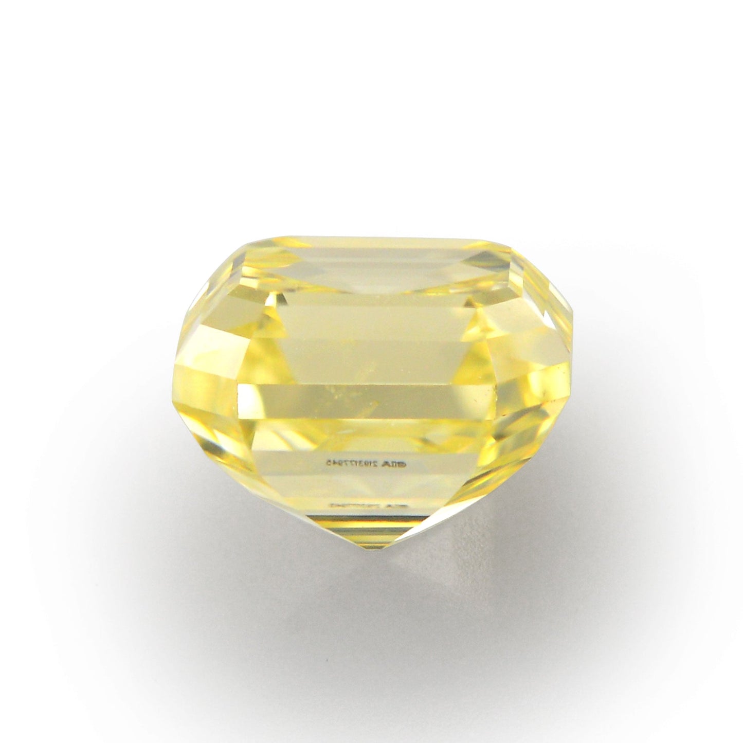 0,47 Karat Fancy Yellow Asscher Diamant SI1 GIA