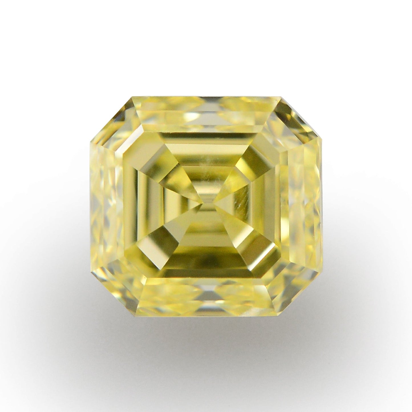 0,47 Karat Fancy Yellow Asscher Diamant SI1 GIA