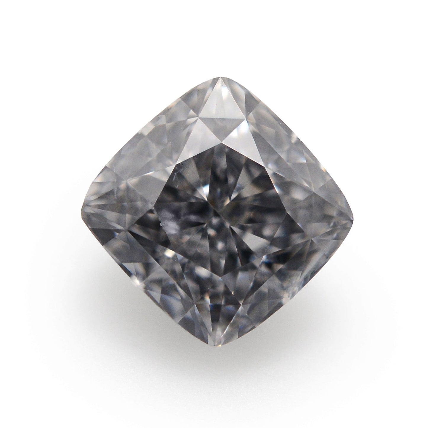 0,45 Karat Fancy Blue Gray Cushion Diamant SI2 GIA