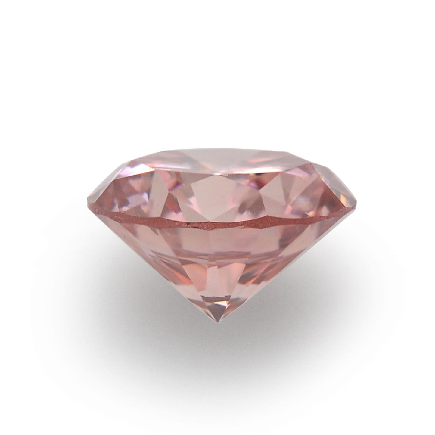 0,21 Karat Fancy Orange Pink Brillant, rund, SI1, GIA
