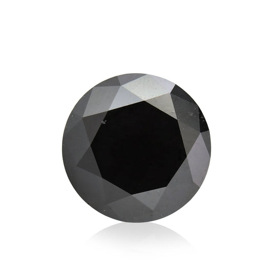 2,20 Karat Fancy Black Brillant Diamant, GIA-zertifiziert