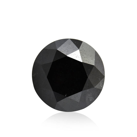 2,30 Karat Fancy Black Brillant Diamant, GIA-zertifiziert