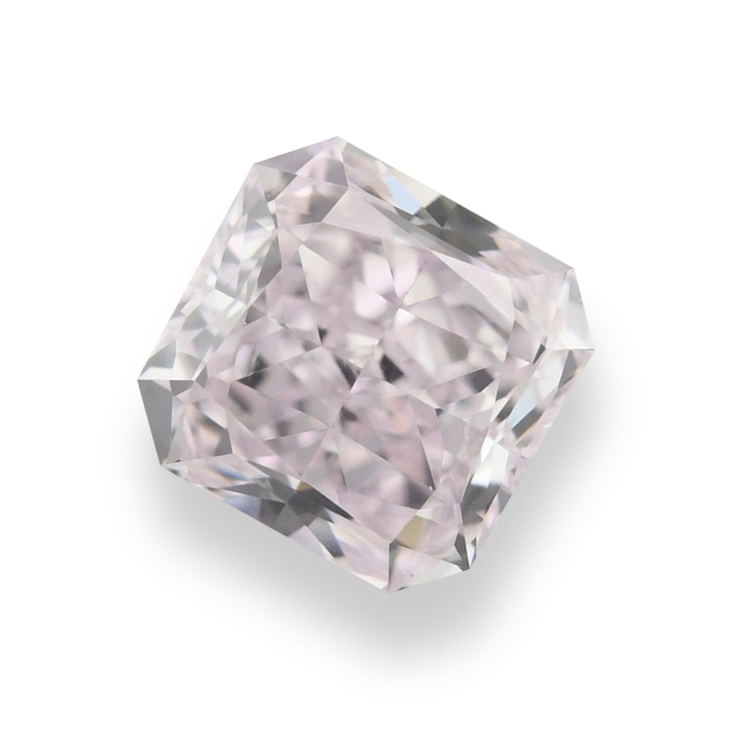 0,40 Karat Fancy Light Purplish Pink Radiant VS1 GIA