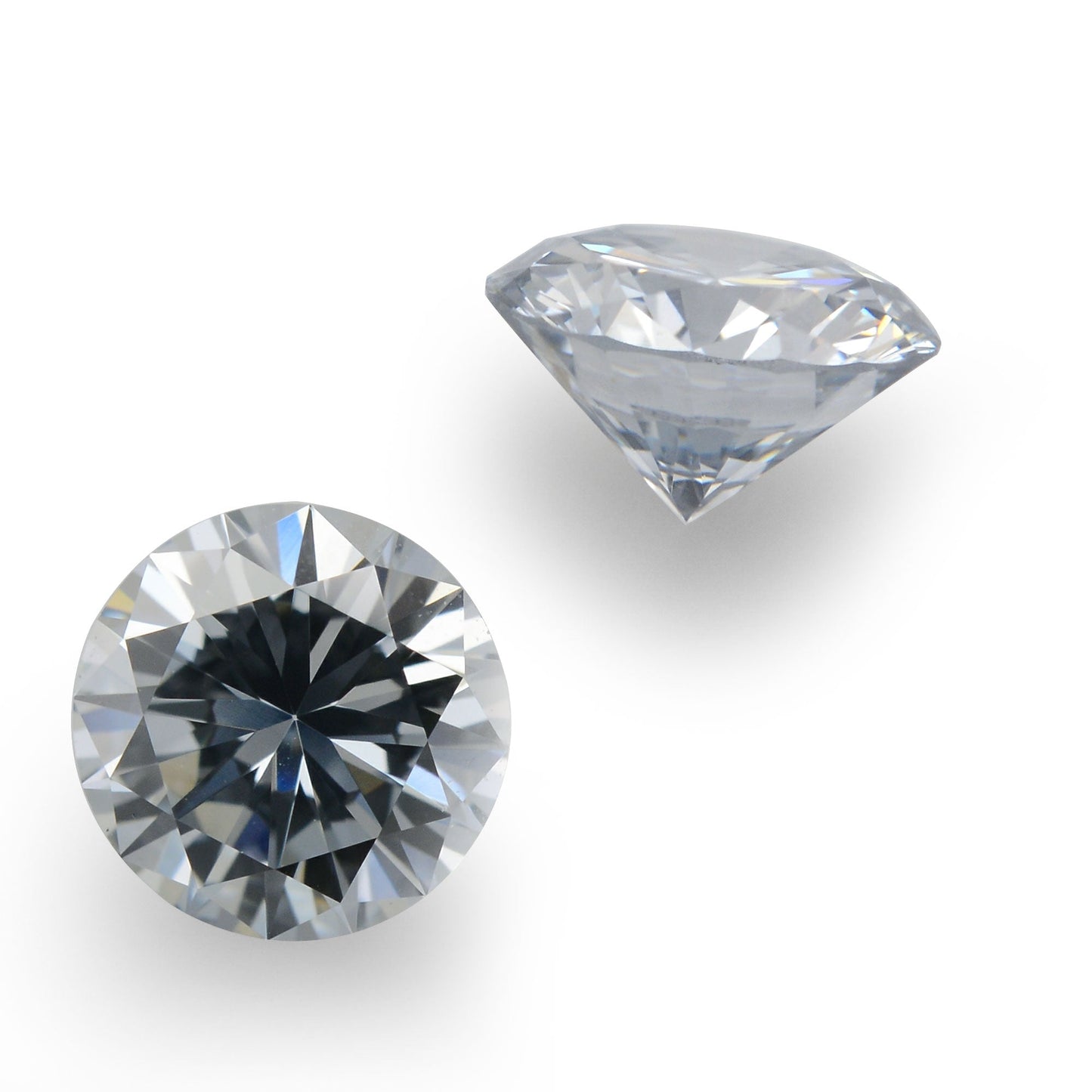 0,91 Karat Fancy Gray Blue Round Brilliant Diamanten VS1