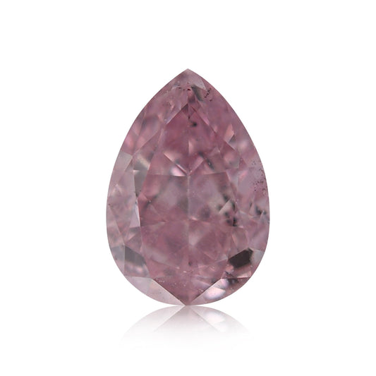 0,20 Karat Fancy Purplish Pink Birnenförmiger Diamant SI1 GIA