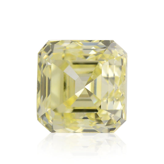 1,00 Karat Fancy Light Yellow Asscher Diamant VS2 GIA