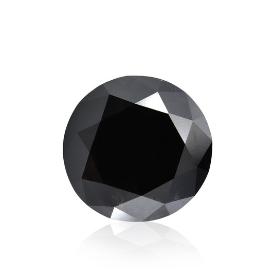 5,32 Karat Fancy Black Brillant-Diamant, GIA-zertifiziert