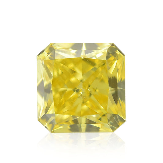 0,53 Karat Fancy Vivid Yellow Radiant (VS2) GIA