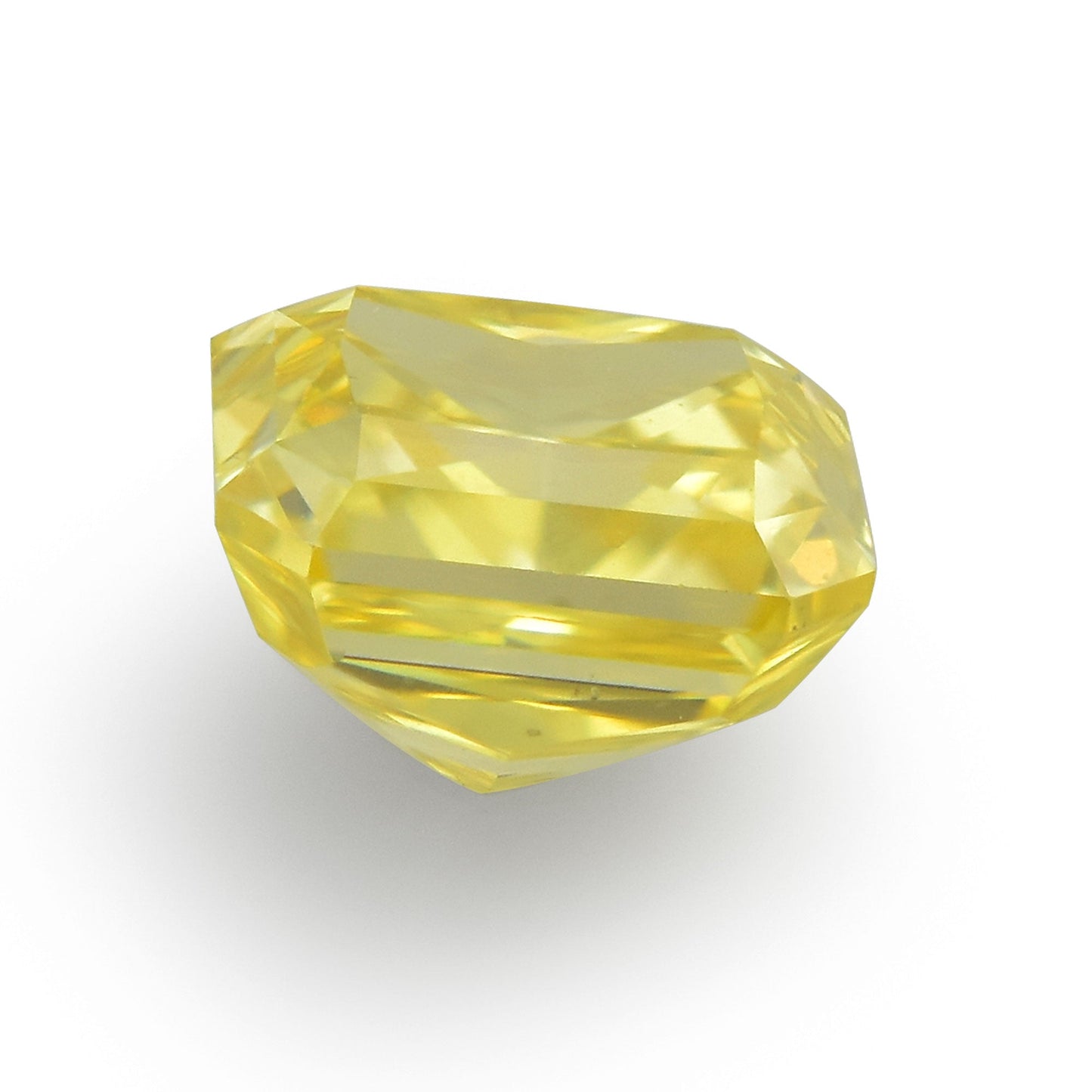 0,53 Karat Fancy Vivid Yellow Radiant (VS2) GIA
