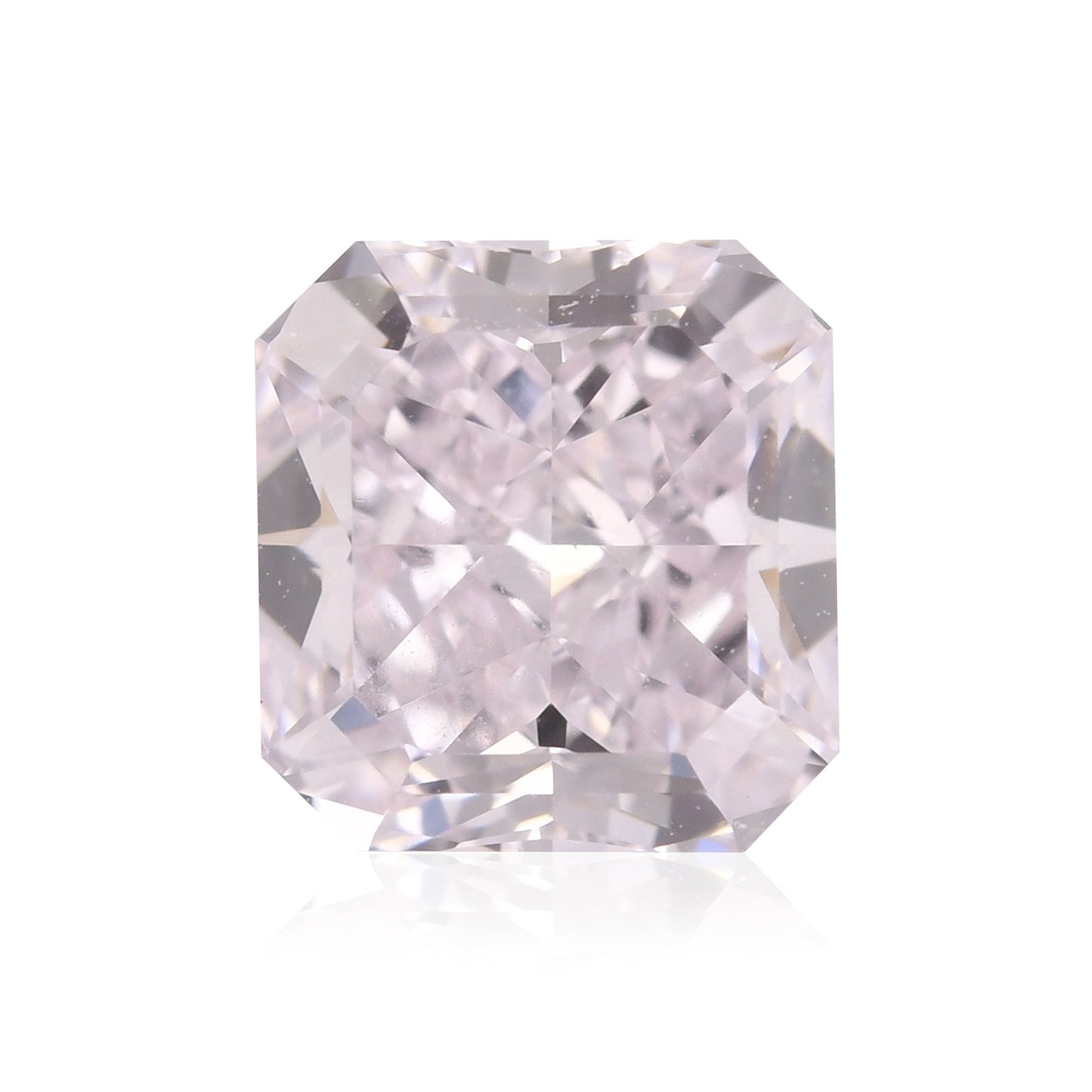 1.37 Carat Very Light Pink Radiant Diamond VS1 GIA