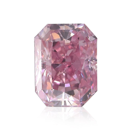 0,40 Karat Fancy Intense Purplish Pink Radiant (I1) GIA