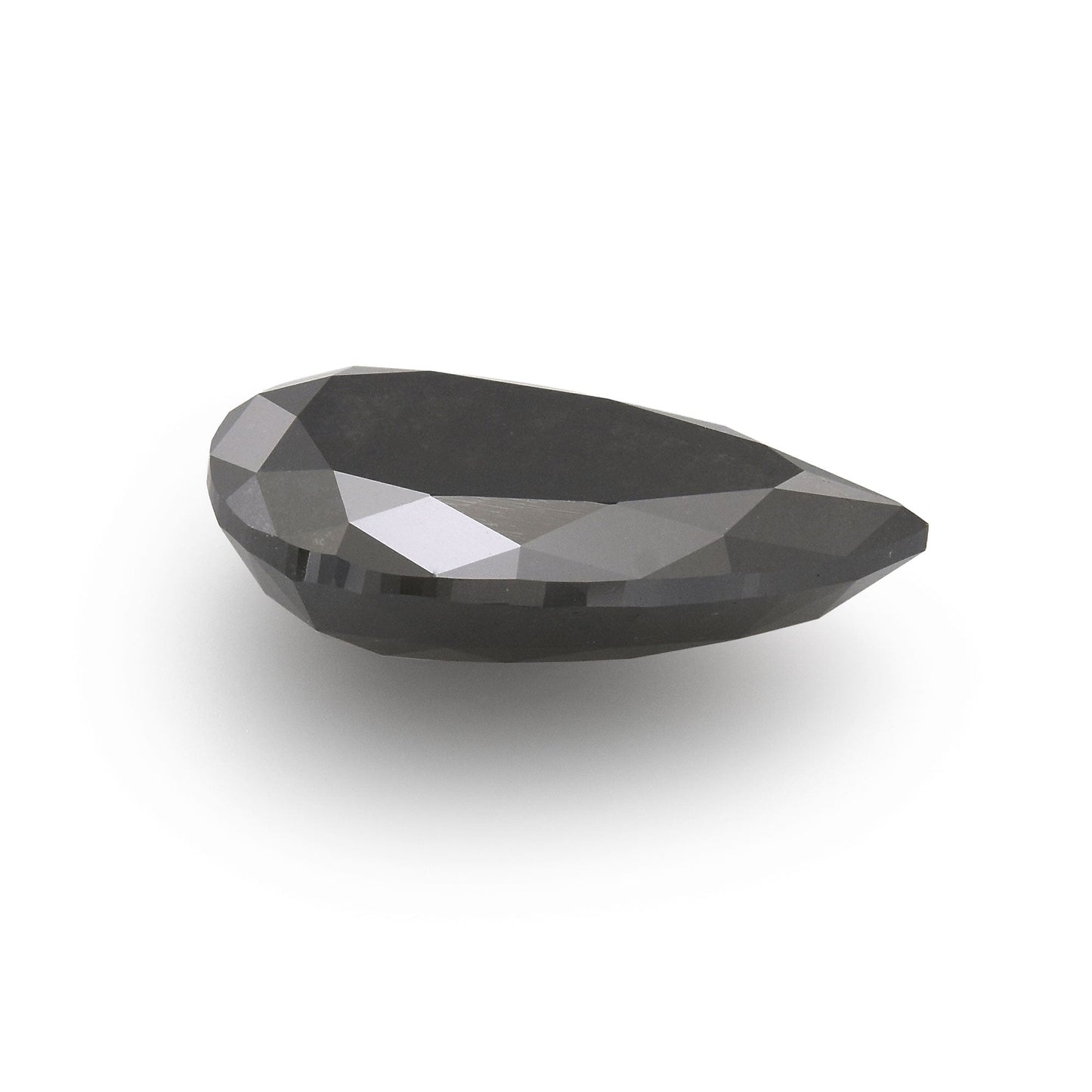 5,31 Karat Fancy Black Pear Diamond GIA