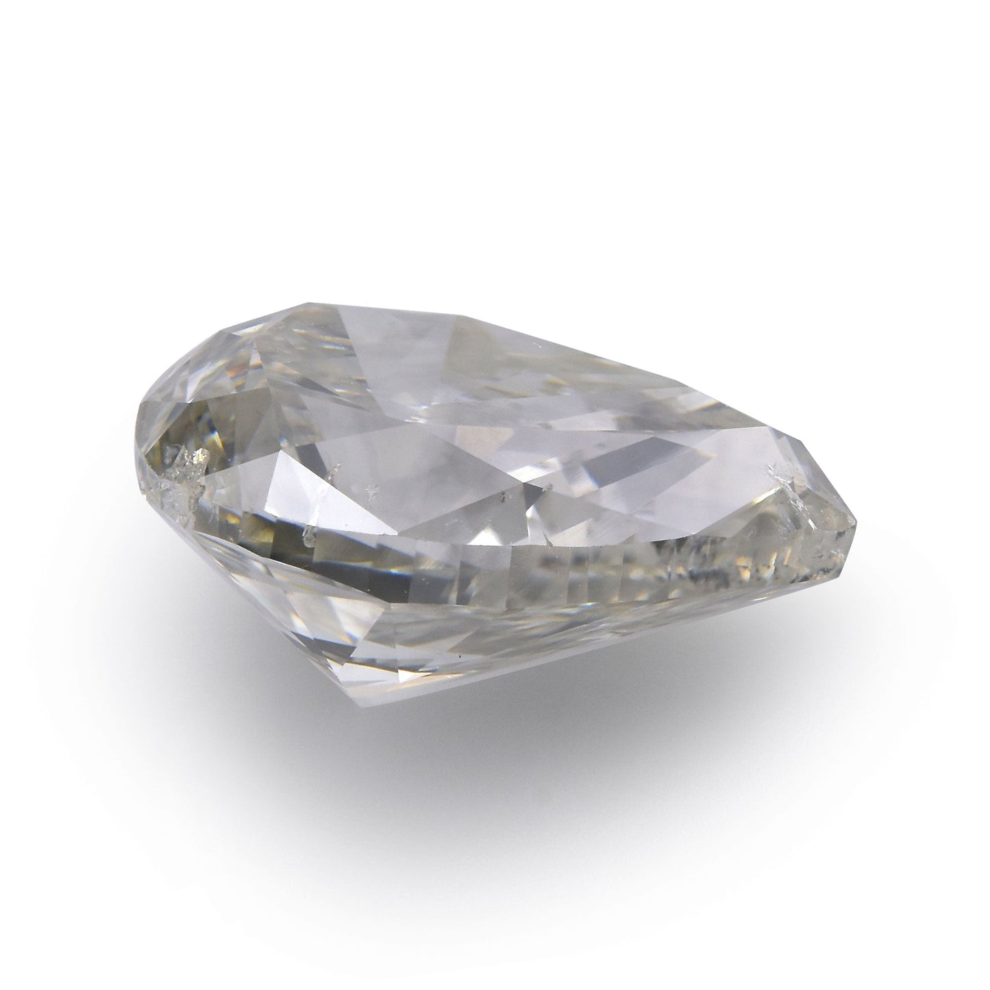 2,03 Karat Fancy Light Gray Birnenförmiger Diamant (SI2) GIA