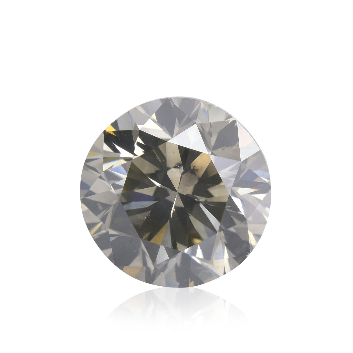 2,04 Karat Fancy Gray Rundbrillanter SI2 GIA