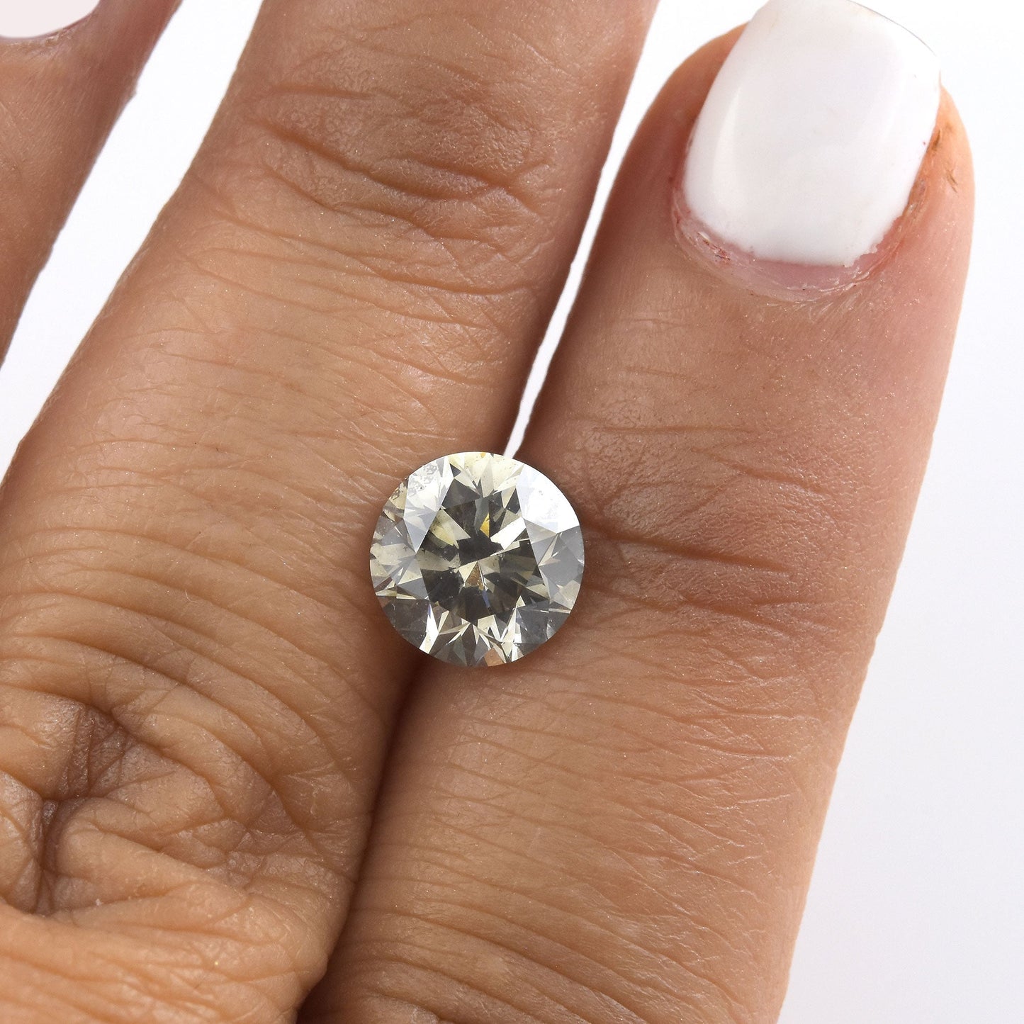2,04 Karat Fancy Gray Rundbrillanter SI2 GIA