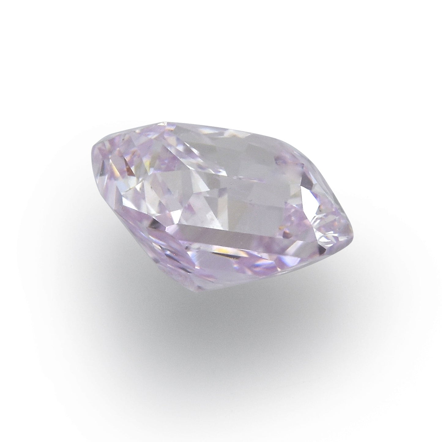 0.51 Carat Fancy Pinkish Purple Radiant Diamond SI1 GIA