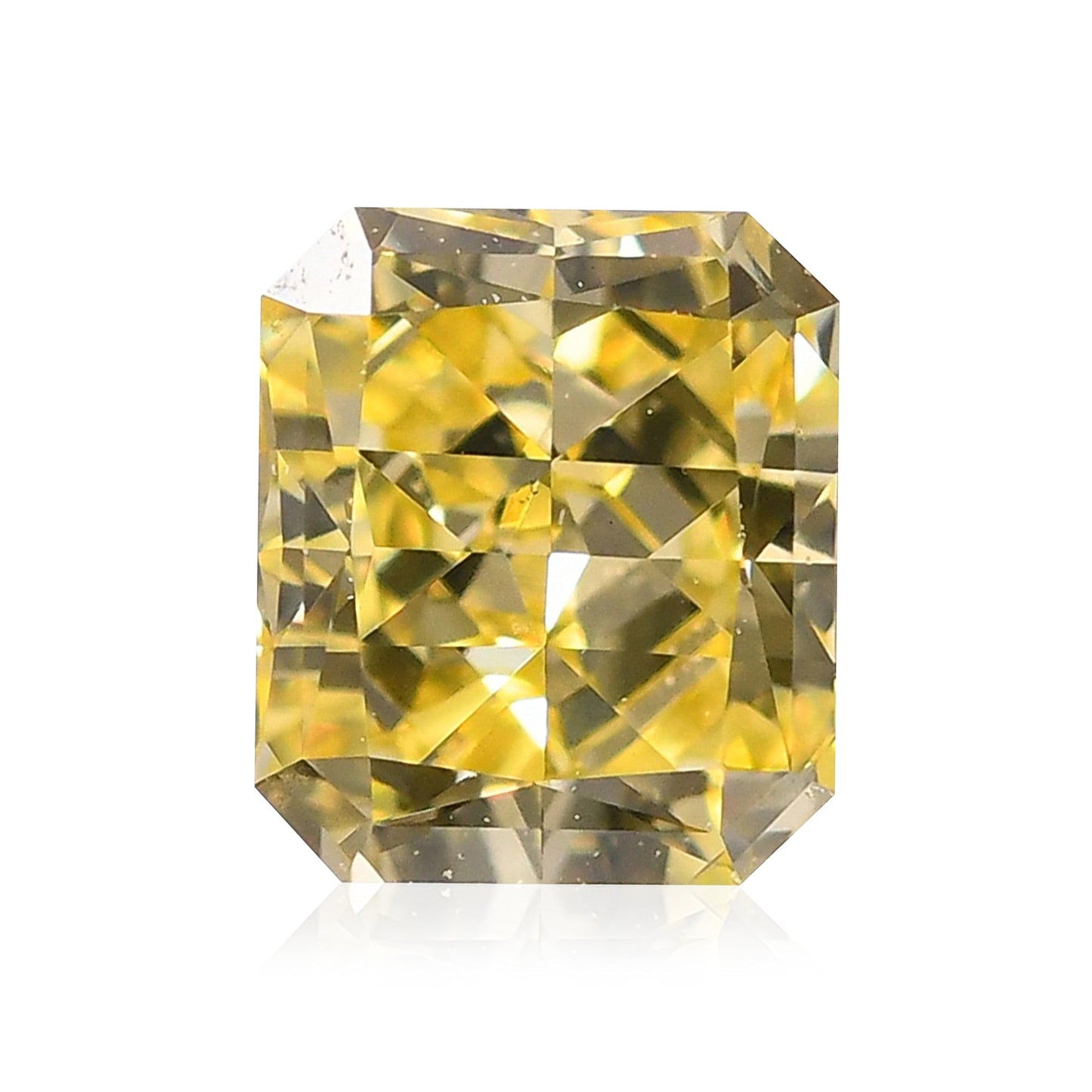 0,37 Karat Fancy Intense Yellow Radiant (VS2)