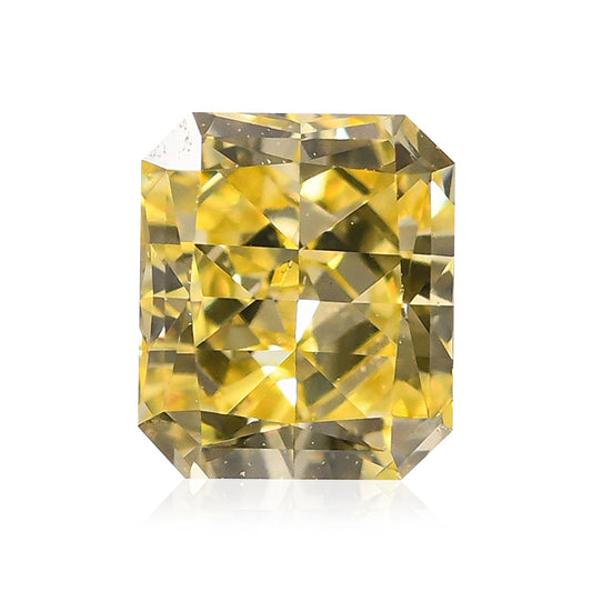 0,37 Karat Fancy Intense Yellow Radiant (VS2)