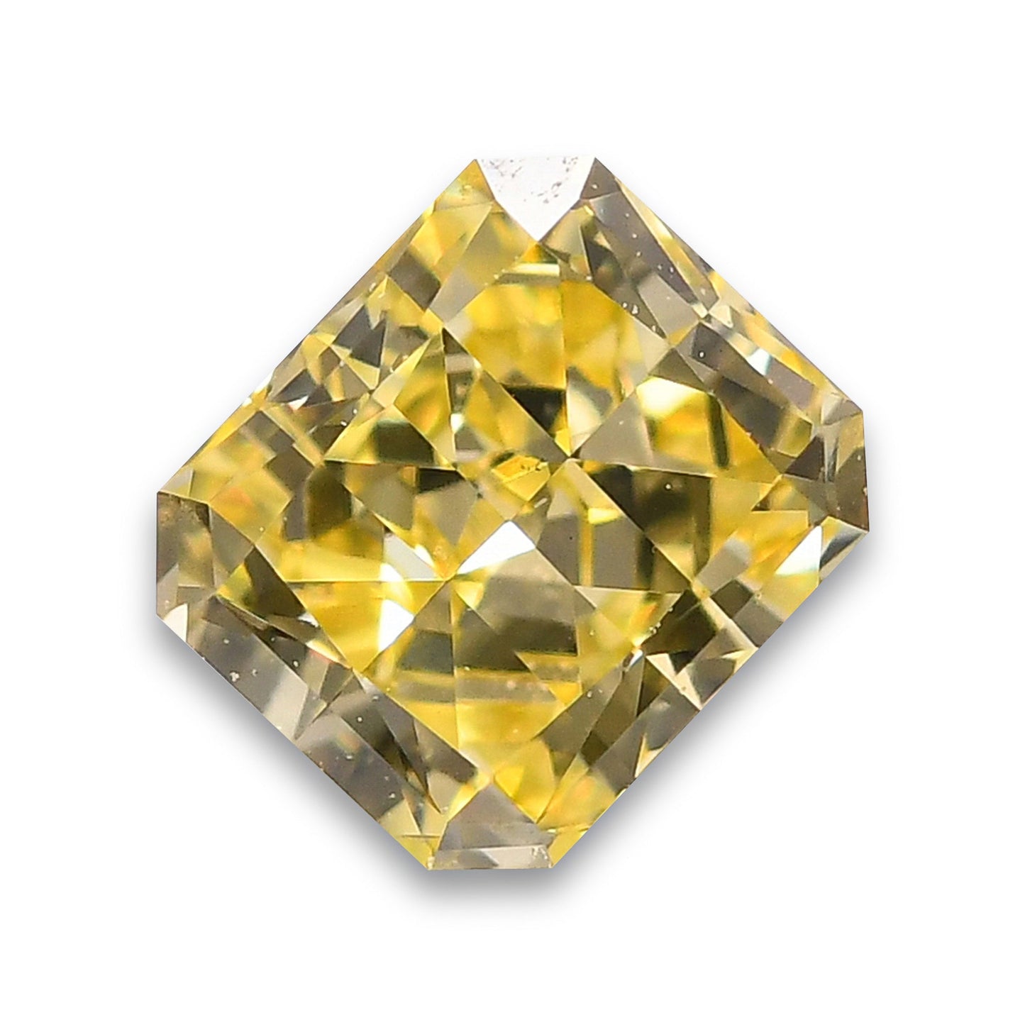 0,37 Karat Fancy Intense Yellow Radiant (VS2)