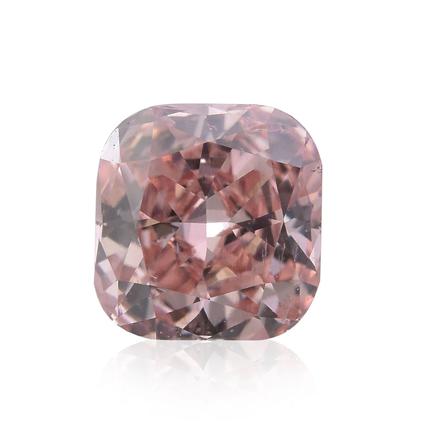 0,35 Karat Fancy Intense Pink Cushion Diamond SI2 GIA