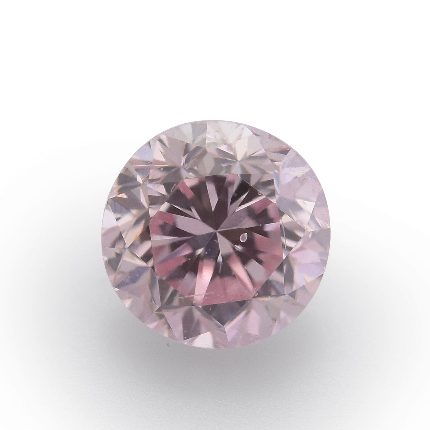 0,26 Karat Fancy Purplish Pink Runder Brillanter Argyle Diamant SI1 GIA