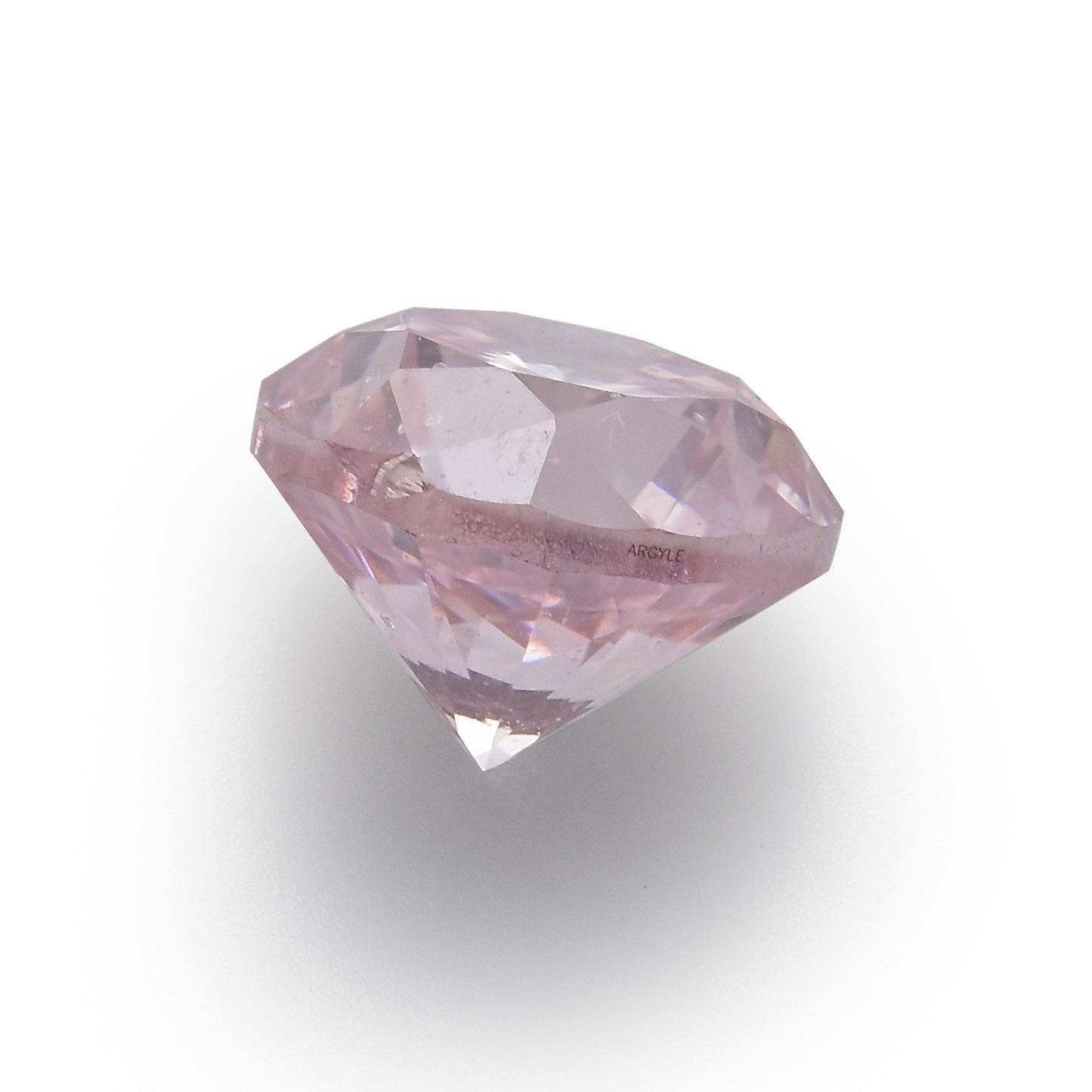 0,26 Karat Fancy Purplish Pink Runder Brillanter Argyle Diamant SI1 GIA