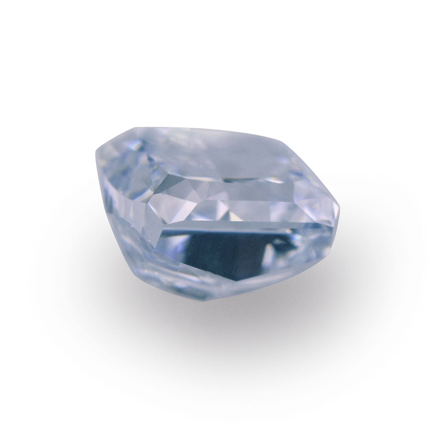 0,59 Karat Fancy Blue Cushion Diamond VS1 GIA