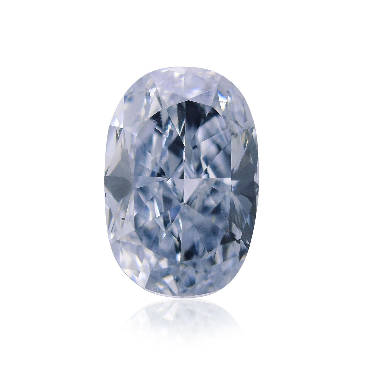 0,70 Karat Fancy Blue Ovaler Diamant VS2 GIA