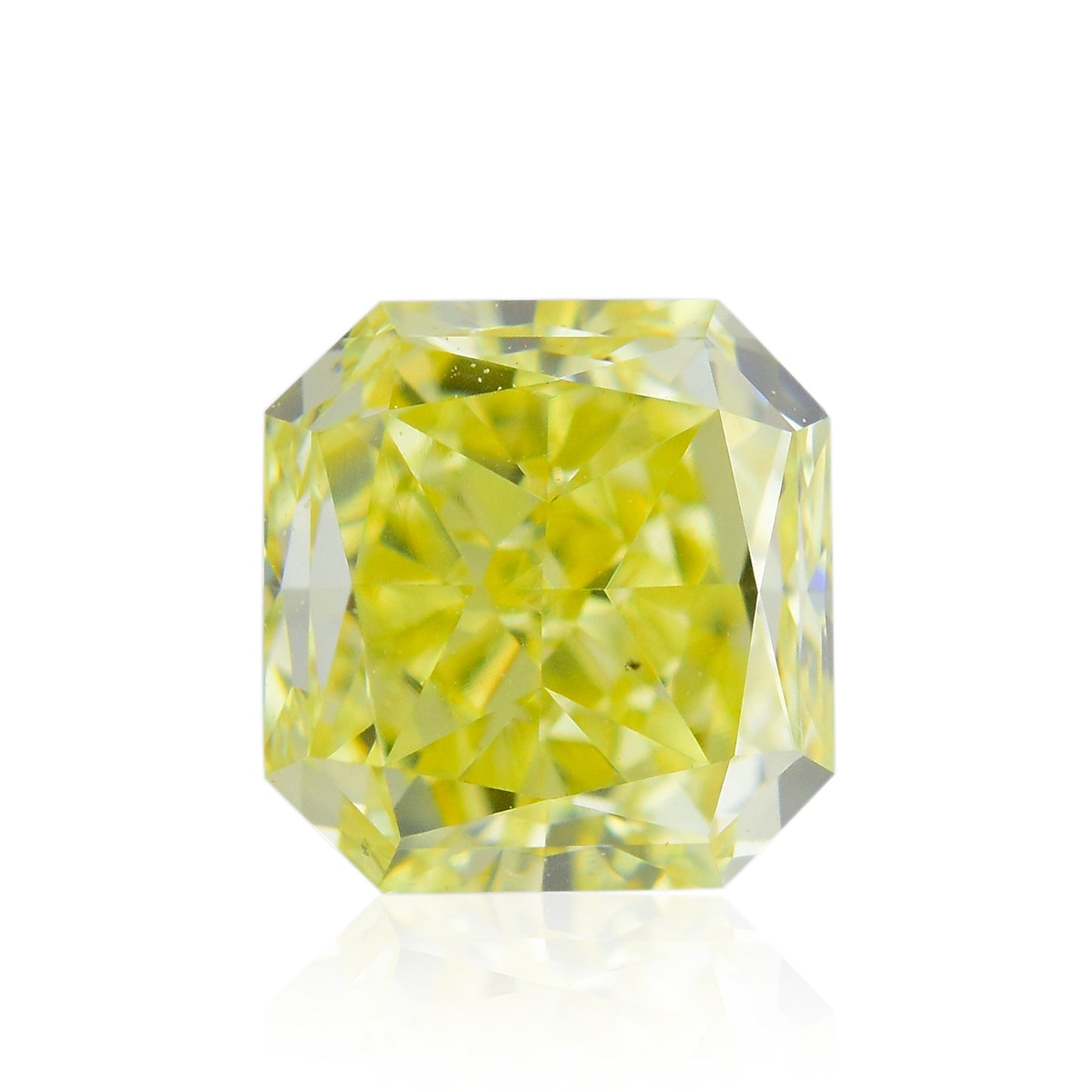 0,57 Karat Fancy Yellow Radiant VS2 GIA