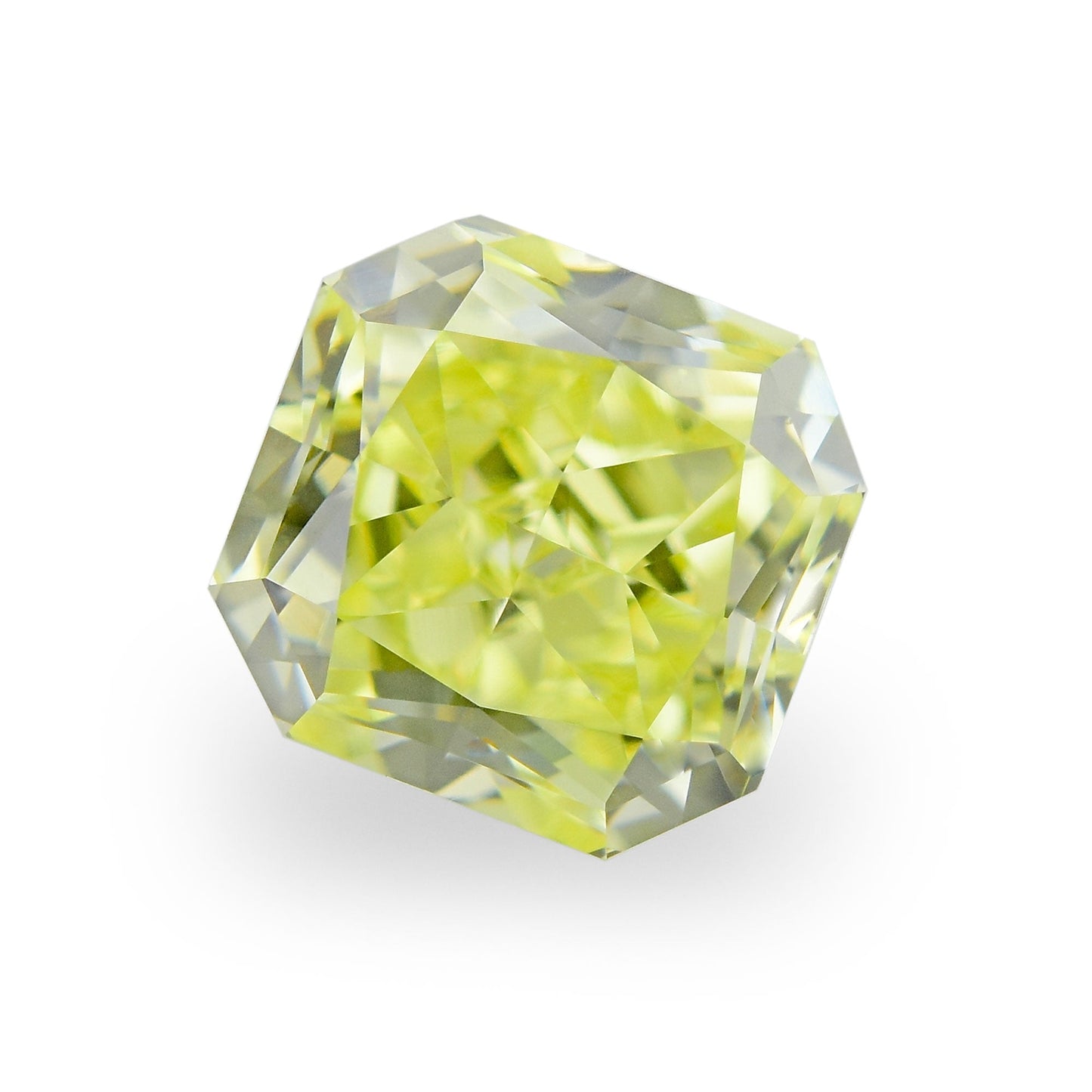 0,52 Karat Fancy Yellow Radiant VVS2 GIA
