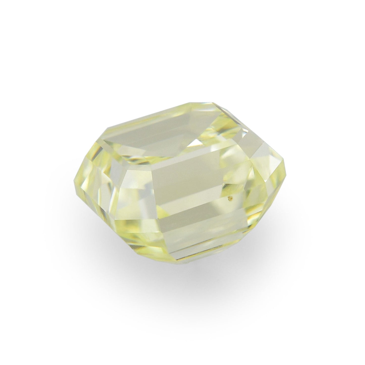 0,53 Karat Fancy Yellow Asscher Diamant (VS1)