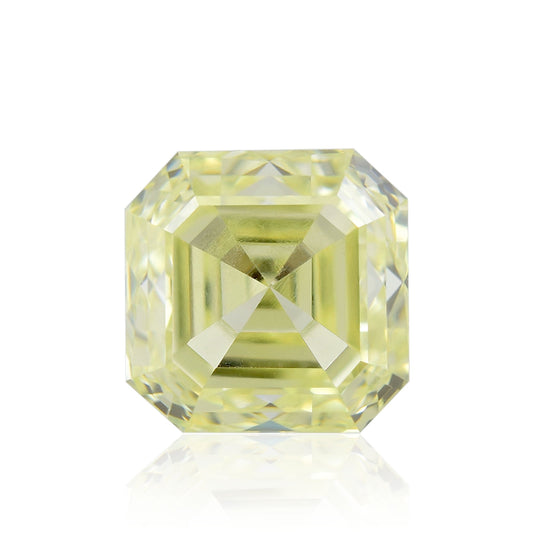 0,53 Karat Fancy Yellow Asscher Diamant (VS1)