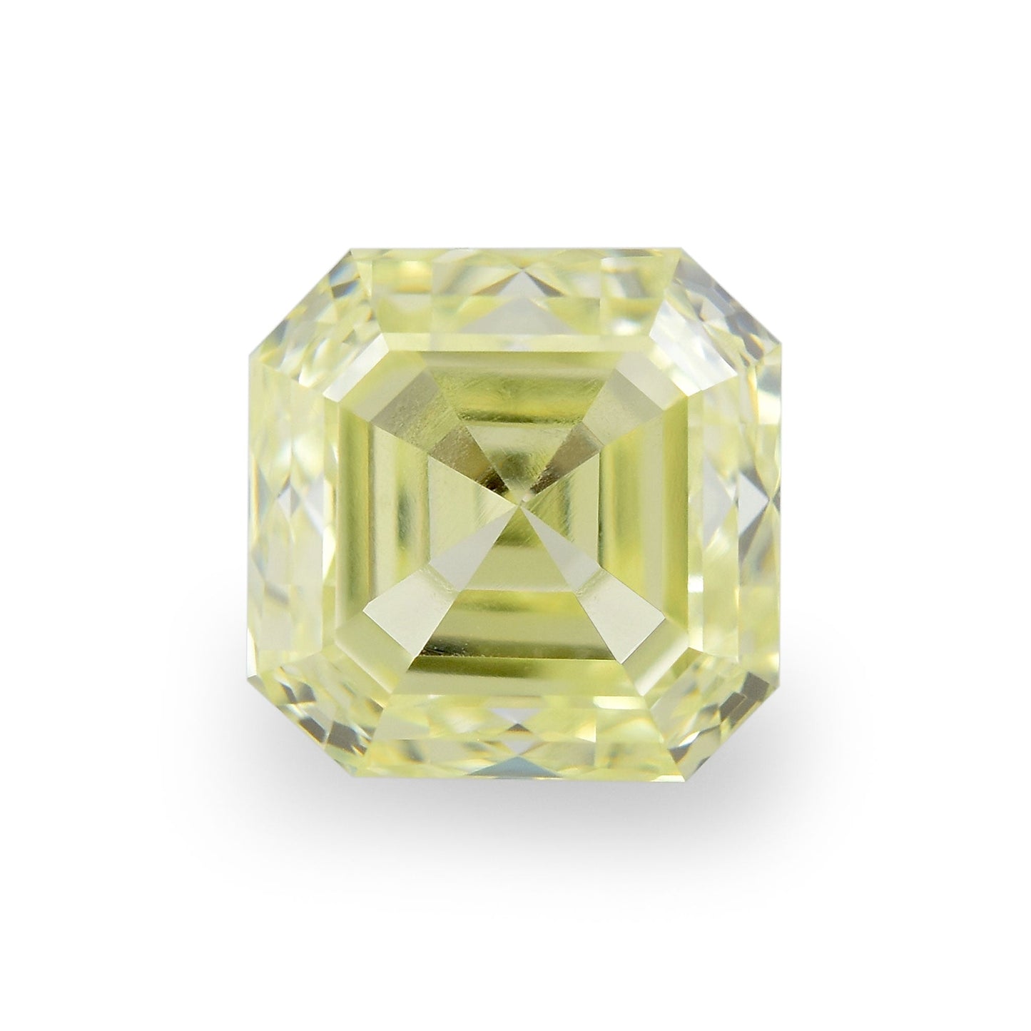 0,53 Karat Fancy Yellow Asscher Diamant (VS1)