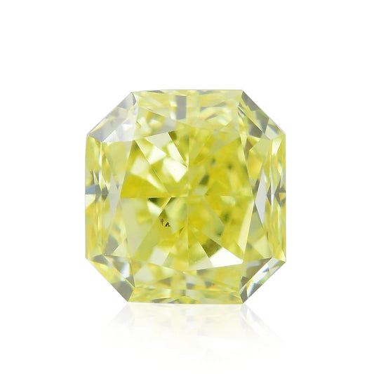0,51 Karat Fancy Vivid Yellow Radiant Diamant SI1 IGI