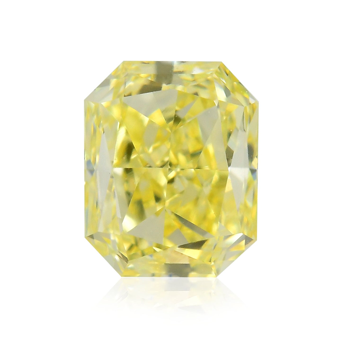 0,38 Karat Fancy Intense Yellow Radiant VVS1 IGI