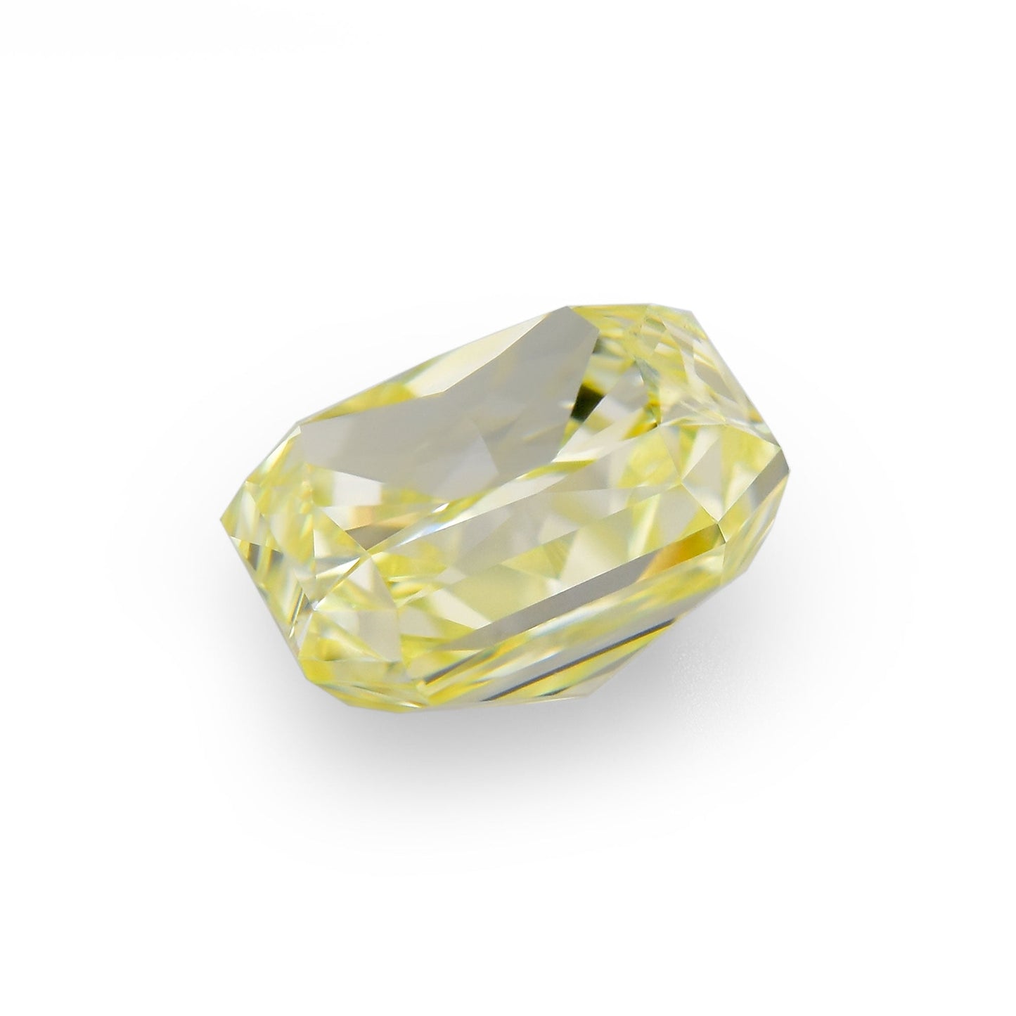 0,71 Karat Fancy Yellow Radiant VVS2 IGI