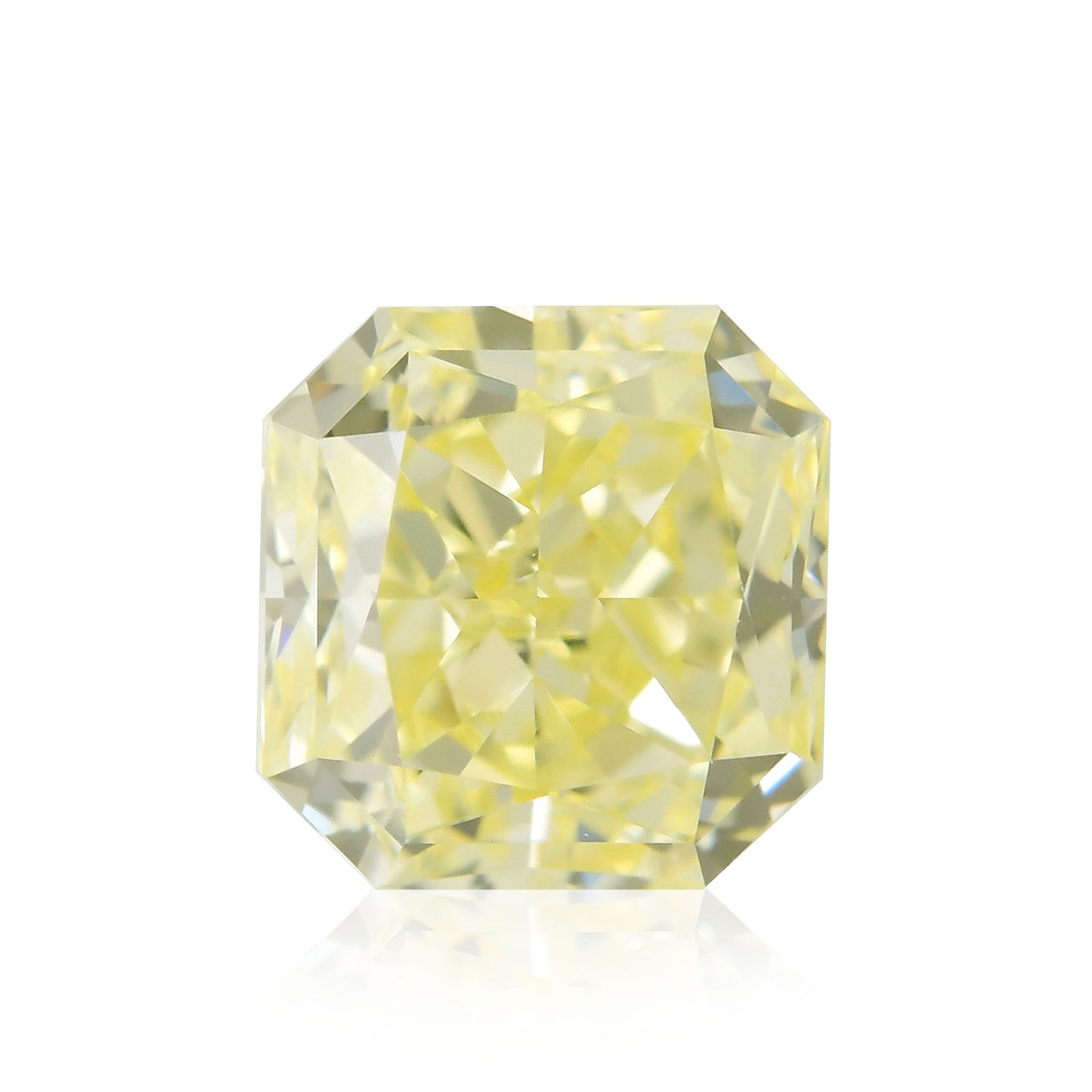 0,53 Karat Fancy Yellow Radiant VVS1 IGI