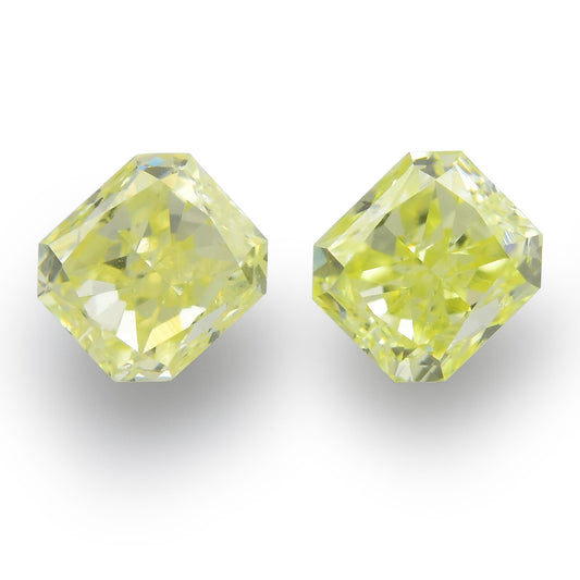 0,53 Karat Fancy Light Yellow Radiant Diamanten (VS2)