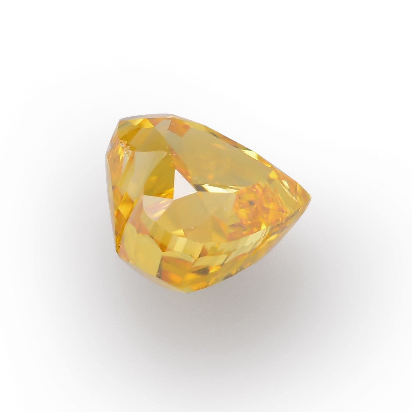 0,31 Karat Fancy Intense Orange Yellow Heart Diamant SI1 GIA