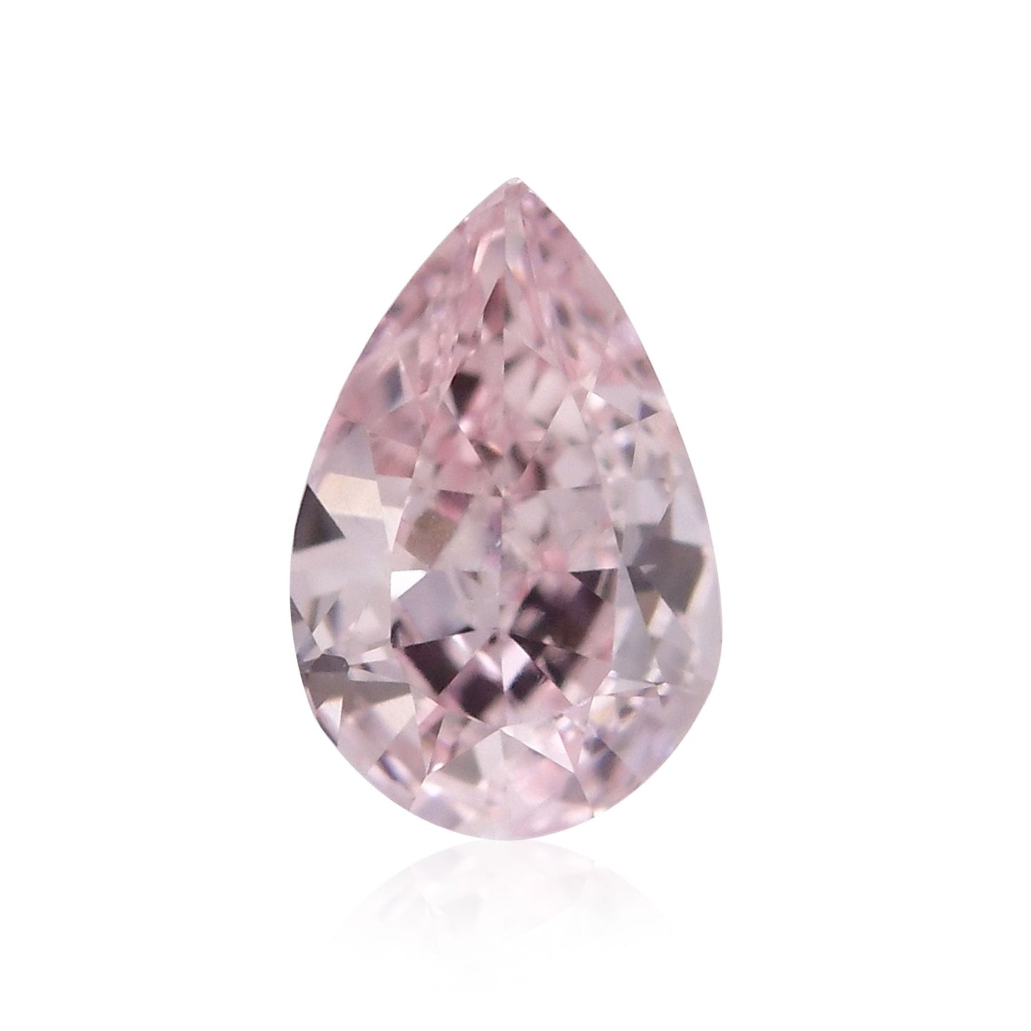 0,27 Karat Fancy Light Pink Birnenförmiger Diamant VS1 GIA