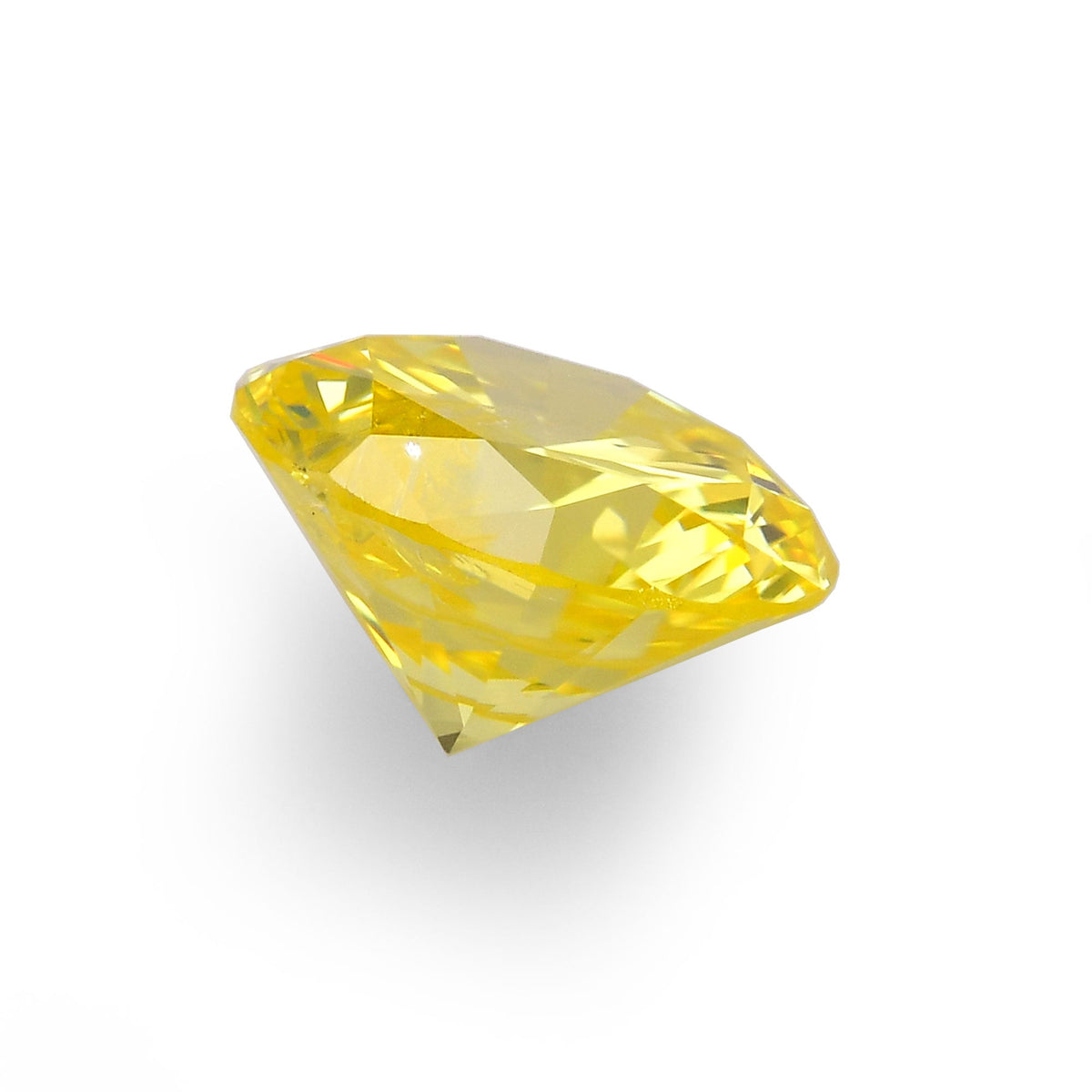 0,49 Karat Fancy Intense Yellow Round Brilliant (I1) GIA