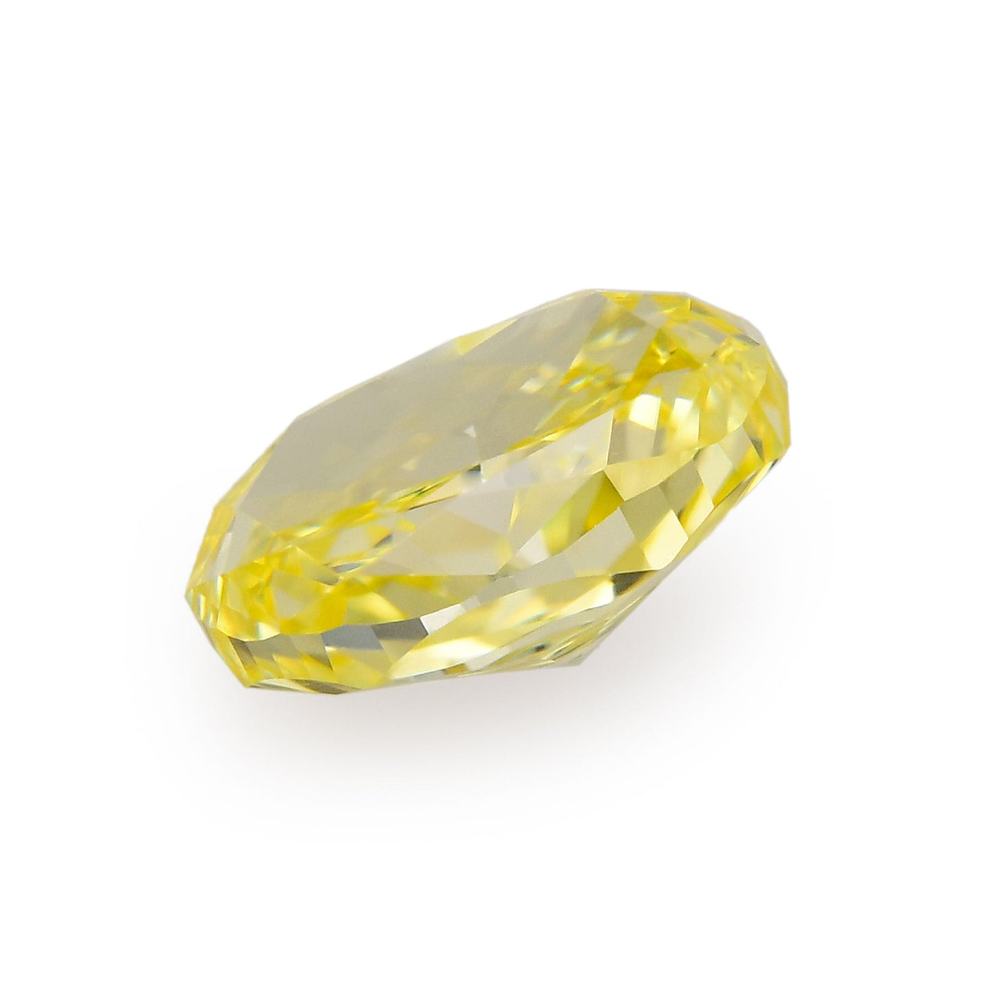 0,47 Karat Fancy Intense Yellow Oval Diamond (VS2) GIA