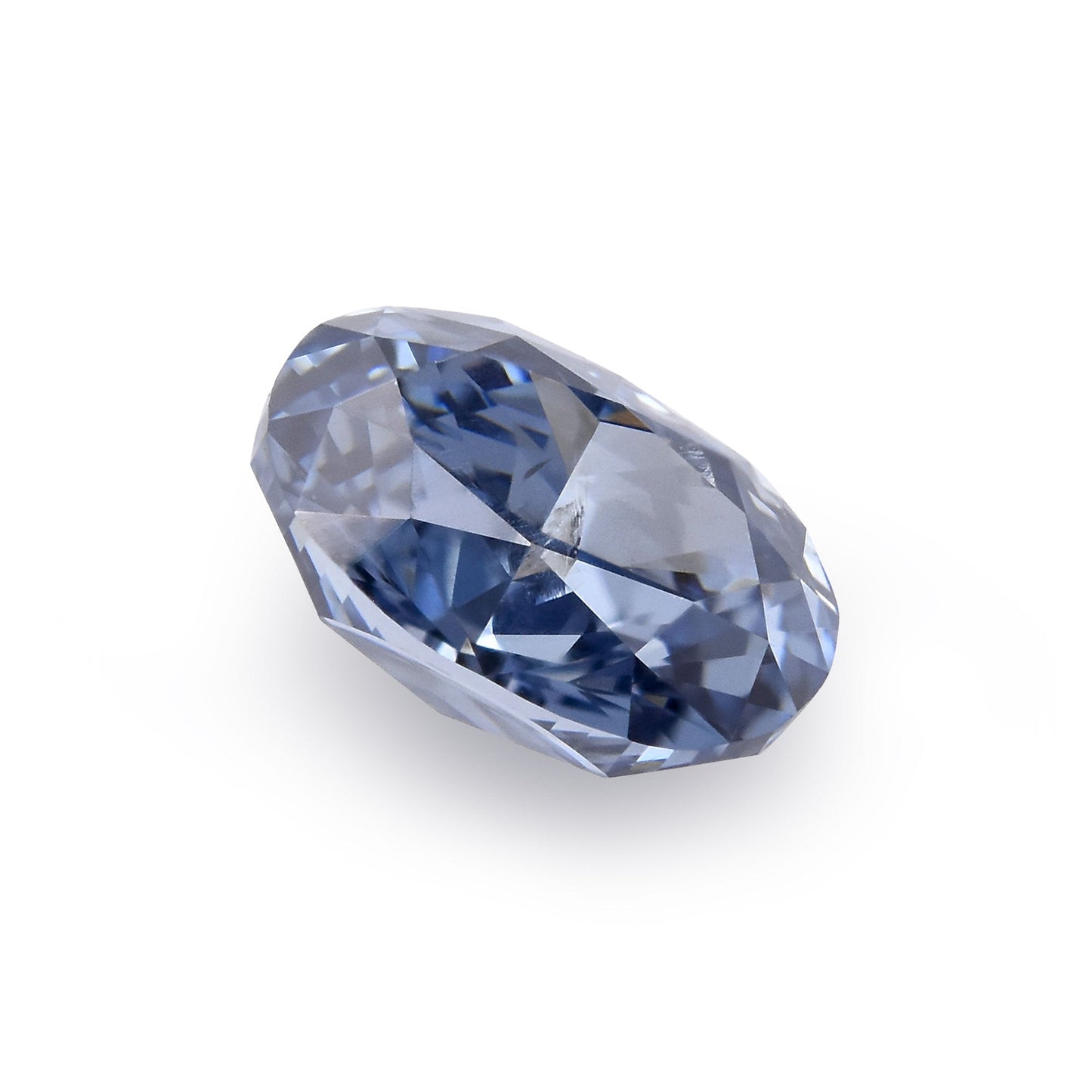0,24 Karat Fancy Deep Blue Ovaler Diamant (I1) GIA
