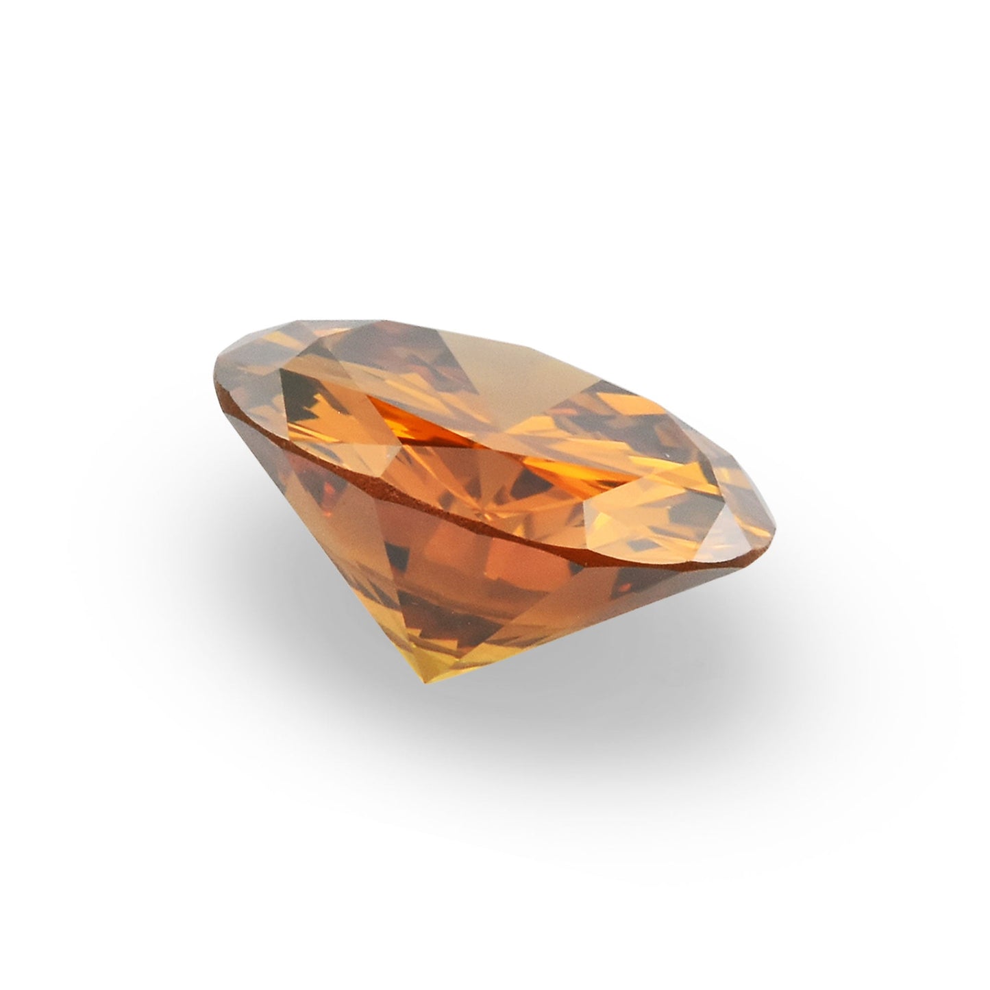 0,92 Karat Fancy Deep Orange Brown Rundbrillant (SI1) GIA