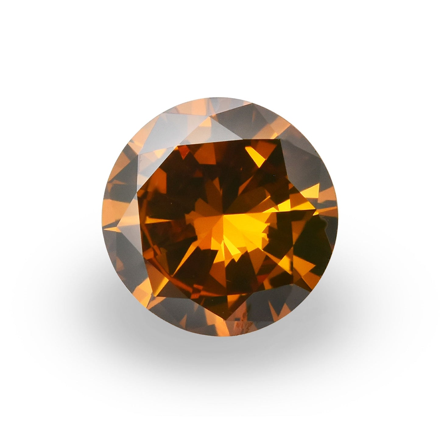 0,92 Karat Fancy Deep Orange Brown Rundbrillant (SI1) GIA