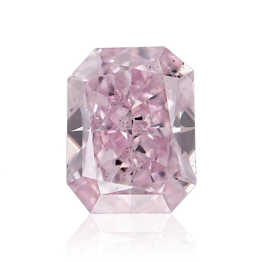 0,14 Karat Fancy Purple Pink Radiant Diamond (I1) GIA