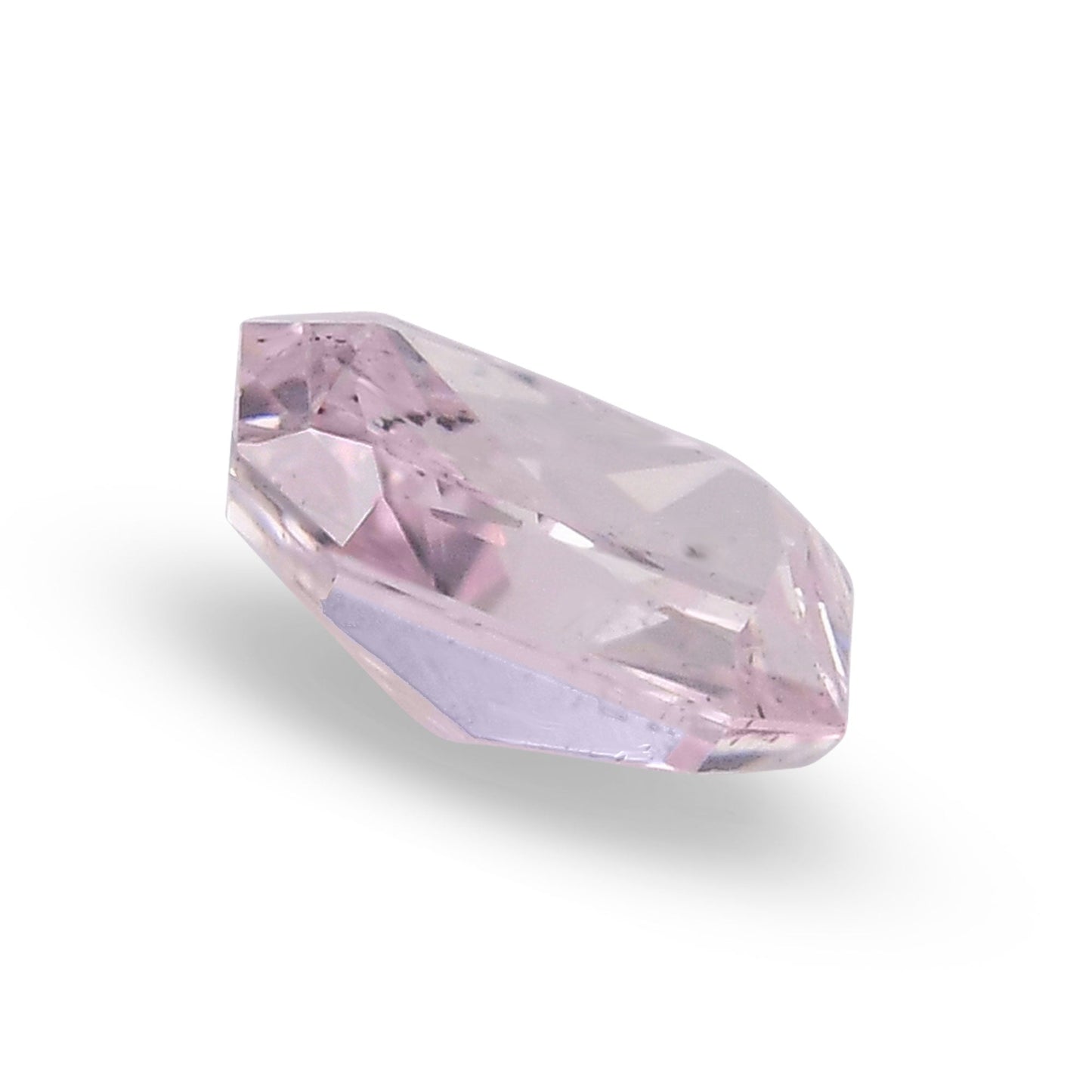 0.14 Carat Fancy Purple Pink Radiant Diamond (I1) GIA