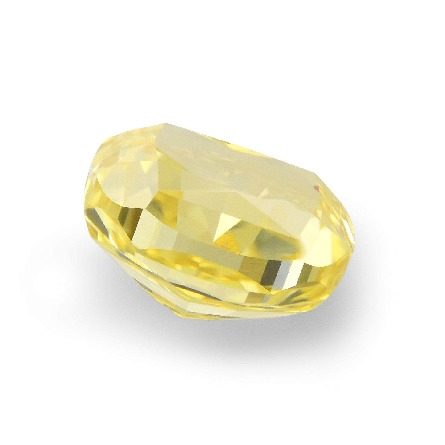 0,73 Karat Fancy Deep Yellow Cushion Diamond VS2 GIA