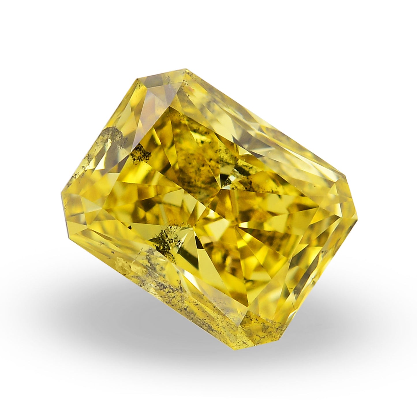 1,01 Karat Fancy Deep Yellow Radiant (SI2) GIA